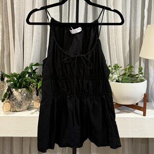 Proenza Schouler White Label Black Sleeveless Top Size 2 • Elevated Minimalist